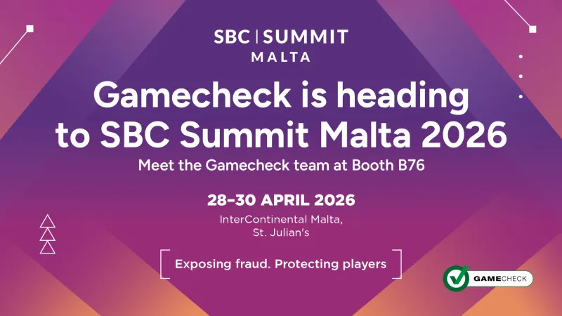Gamecheck är på väg till SBC Summit Malta 2026